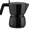 Alessi Percolator Moka Black - DC06/3 B - 3 Kops - Door David Chipperfield