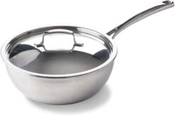 BK Steelpan Met Deksel - Superior Tri-Ply - ø 24 Cm