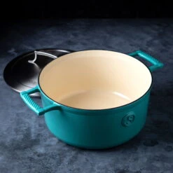 Saveur Selects Braadpan Voyage - Saveur Blue - ø 25 Cm / 4.7 Liter - Geëmailleerde Anti-aanbaklaag -Keukengerei Winkel 1 3 17
