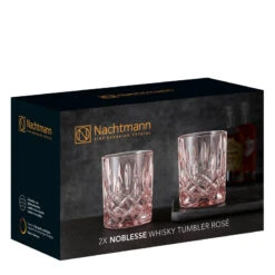 Nachtmann Whiskey Glazen Noblesse - Rosé - 295 Ml - 2 Stuks -Keukengerei Winkel 104240 nachtmann noblesse rose whisky 3