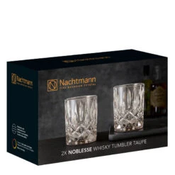 Nachtmann Whiskey Glazen Noblesse - Taupe - 295 Ml - 2 Stuks -Keukengerei Winkel 104242 nachtmann noblesse taupe whisky 3