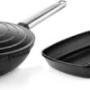 Westinghouse Pannenset Performance (Wokpan + Grillpan) ø 28 Cm - Zwart - Inductie En Alle Andere Warmtebronnen -Keukengerei Winkel 1200x455