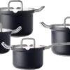 BK Pannenset Q-linair Master Black - 4 Delige Set -Keukengerei Winkel 1200x621