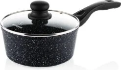 Westinghouse Pannenset Black Marble (Braadpan ø 24 Cm + Steelpan ø 18 Cm) - Inductie En Alle Andere Warmtebronnen -Keukengerei Winkel 1200x694