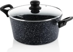 Westinghouse Kookpannenset Black Marble - ø 24 En 28 Cm - Inductie En Alle Andere Warmtebronnen -Keukengerei Winkel 1200x862