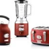 Westinghouse Retro Waterkoker + Broodrooster 4 Sleuven + Blender - Rood -Keukengerei Winkel 1200x896