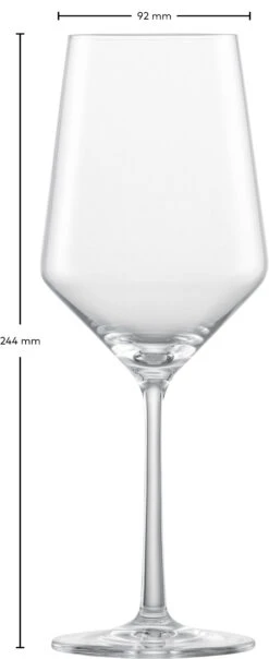 Zwiesel Glas Rode Wijnglazen Pure - 550 Ml - 6 Stuks -Keukengerei Winkel 122315 Pure Cabernet Gr1 fstu 3 1