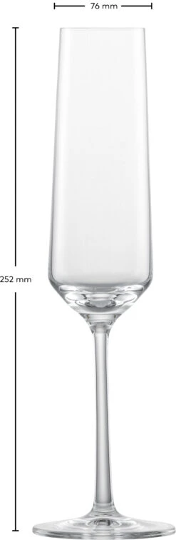 Zwiesel Glas Champagneglazen Pure - 215 Ml - 2 Stuks -Keukengerei Winkel 122316 Pure Sekt Gr7 fstu 2 1