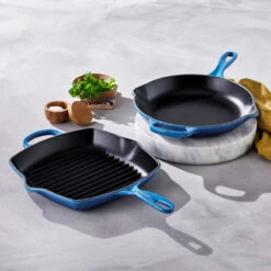 Le Creuset Grillpan Signature - Azure - 26 X 26 Cm - Geëmailleerde Anti-aanbaklaag -Keukengerei Winkel 20183262200422 alt5