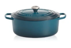 Le Creuset Braadpan Signature - Ovaal - Deap Teal - ø 29 Cm / 4.7 Liter -Keukengerei Winkel 21178296422430 1
