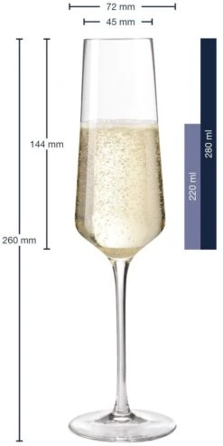 Leonardo Wijnglazenset Puccini (Rode Wijnglazen & Witte Wijnglazen & Champagneglazen) - 18 Delige Set -Keukengerei Winkel 4045037695504 01 2 1