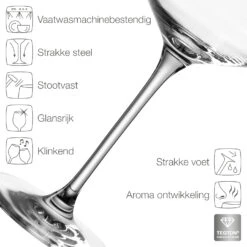 Leonardo Witte Wijnglazen Puccini - 560 Ml - 6 Stuks -Keukengerei Winkel 4045037695535 02