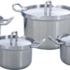 BK Pannenset Q-linair Master RVS - 4 Delige Set -Keukengerei Winkel 448818