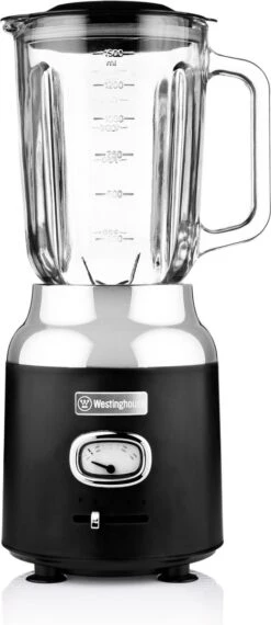 Westinghouse Retro Waterkoker + Broodrooster 4 Sleuven + Blender - Zwart -Keukengerei Winkel 520x1200 3