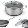 Westinghouse Pannenset Black Signature (Kookpan + Hapjespan ø 24 Cm + Wokpan ø 32 Cm) - Inductie En Alle Andere Warmtebronnen -Keukengerei Winkel 550x279