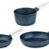 Westinghouse Pannenset Performance (Koekenpan ø 24 En 28 Cm + Steelpan ø 18 Cm) - Blauw - Inductie En Alle Andere Warmtebronnen -Keukengerei Winkel 550x338 1