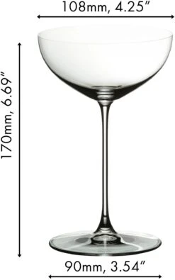 Riedel Cocktail Glazen Veritas - 2 Stuks -Keukengerei Winkel 644900009 dimensions bqN9yyOT