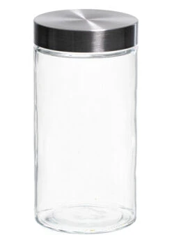 Sareva Voorraadpot - Glas / RVS Deksel - ø 11.5 Cm / 1.7 Liter -Keukengerei Winkel 7061111122299 2
