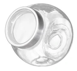 Sareva Voorraadpot / Snoeppot - Glas / RVS Deksel - 2.2 Liter -Keukengerei Winkel 7061118446343 1 1