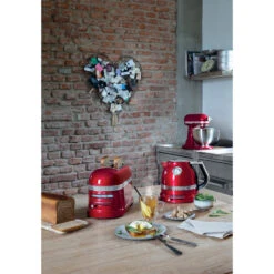 KitchenAid Waterkoker Artisan - Temperatuurregeling - Appelrood - 1.5 Liter - 5KEK1522ECA -Keukengerei Winkel 8597800012305B15D 1