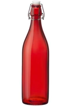 Sareva Beugelfles / Weckfles - Rood - 1 Liter