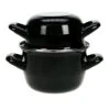 Cosy & Trendy Mosselpan - Zwart - ø 12 Cm / 900 Ml -Keukengerei Winkel 94d6d841a1f06afb96c230521b1577f9