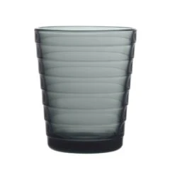 Iittala Glas Aino Aalto - Donkergrijs - 220 Ml - 2 Stuks -Keukengerei Winkel Aino Aalto tumbler 22cl dark grey 2pcs