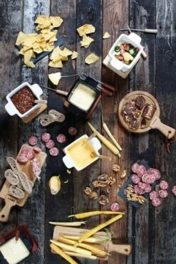 Boska Fondueset - 2 Personen - Wit -Keukengerei Winkel Boska Tapas Fondue Eiken 3