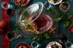 Sareva Ovenschaal Met Deksel - Hittebestendig Glas - Ovaal - 28 X 19 Cm / 4 Liter -Keukengerei Winkel Crumble in ovenschaal en vershoudbakjes 3