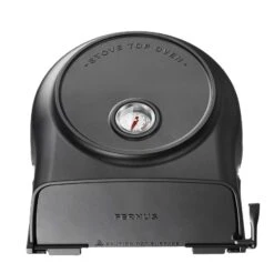 Fernus & Friends Pizza Oven - Voor Fornuis - Black Matted - Voor ø 26 Cm Pizza's -Keukengerei Winkel Fernus Zwart 1