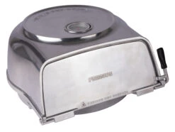 Fernus & Friends Pizza Oven - Voor Fornuis - Pure Polished Aluminium - Voor ø 26 Cm Pizza's -Keukengerei Winkel Fernus zilver 1