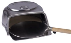 Fernus & Friends Pizza Oven - Voor Fornuis - Pure Polished Aluminium - Voor ø 26 Cm Pizza's -Keukengerei Winkel Fernus zilver 5a