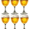 Grimbergen Bierglazen Op Voet - 330 Ml - 6 Stuks -Keukengerei Winkel Grimbergen glas nieuw 6 stuks