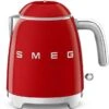SMEG Waterkoker Mini - 1400 W - Rood - 800 Ml - 3 Kops - KLF05RDEU -Keukengerei Winkel KLF05RDEU 1