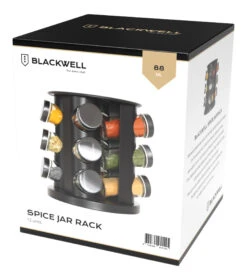 Blackwell Kruidenrek / Kruidencarrousel - Inclusief 12 Kruidenpotjes - Zwart -Keukengerei Winkel Kruidenrek 12 units zwart Current View