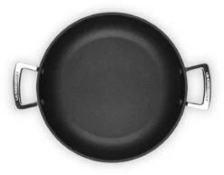 Le Creuset Hapjespan Met Deksel - Les Forgées TNS - ø 28 Cm / 3.2 Liter - Standaard Anti-aanbaklaag -Keukengerei Winkel LC 20190624 ZS PS FS 51107280010502 005