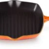 Le Creuset Grillpan Signature - Oranjerood - 26 X 26 Cm - Geëmailleerde Anti-aanbaklaag