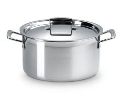 Le Creuset 3- Delige Pannenset 3-ply - RVS - Inductie - Koekenpan, Kookpan & Steelpan - Inclusief 2 Deksels -Keukengerei Winkel LC 20210610 ZS PS FS 53808000010050 003 1