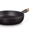Le Creuset Hapjespan Signature - Mat Zwart - ø 28 Cm / 3.6 Liter- Geëmailleerde Anti-aanbaklaag -Keukengerei Winkel LC 20210721 HL PS FS 20259280000422 001