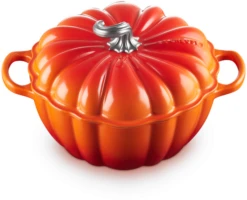 Le Creuset Braadpan Signature - Pompoen - Oranjerood - ø 24 Cm / 3.7 Liter -Keukengerei Winkel LC 20220602 HL PS FS 21238240902430 002