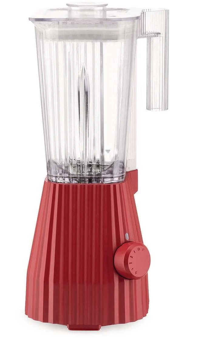 Alessi Blender Plissé - 5 Snelheden + Turbostand - Rood - Michele De Lucchi - 1.5 Liter - MDL09 R 3 Alessi Blender Plissé - 5 Snelheden + Turbostand - Rood - Michele De Lucchi - 1.5 Liter - MDL09 R