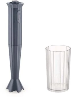 Alessi Staafmixer Plissé - 2 Standen - Grijs - Michele De Lucchi - MDL10 G