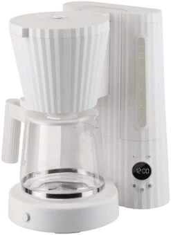 Alessi Filter-koffiezetapparaat Plissé - 1.5 Liter - Wit - Michele De Lucchi - MDL14 W