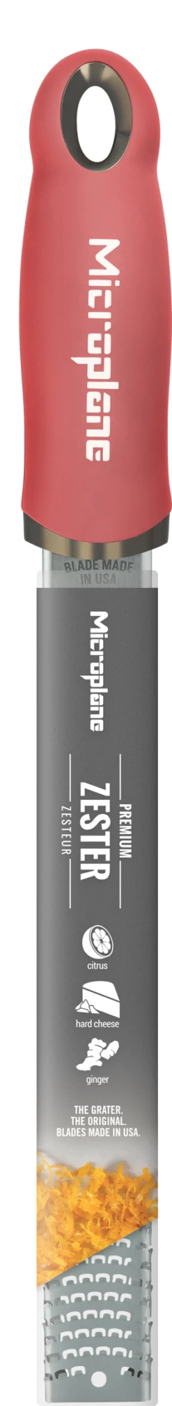 Microplane Rasp Premium Classic - Fijn - Lipstick Pink -Keukengerei Winkel Microplane Premium Classic 46123 Zester Lipstick Pink decall