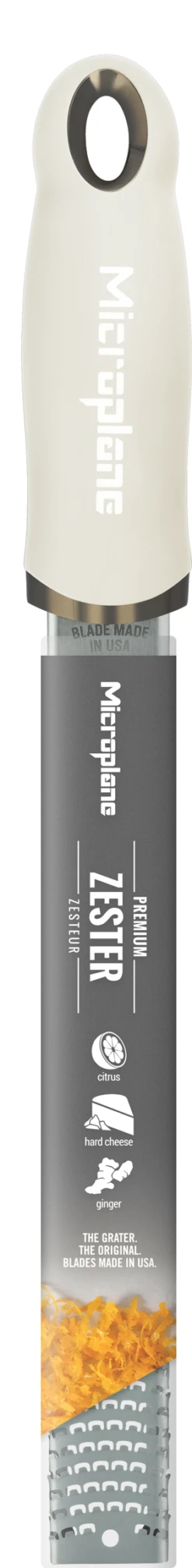 Microplane Rasp Premium Classic - Fijn - Cashmere Beige -Keukengerei Winkel Microplane Premium Classic 46323 Zester Cashmere Beige decall