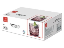 Bormioli Rocco Cocktailglazen / Whiskey Glazen / Waterglazen America 20's - Lilac Rose - 370 Ml - 6 Stuks -Keukengerei Winkel Productafbeeldingen CL 2022 12 09T140925.997