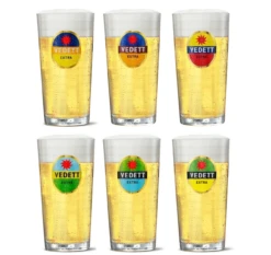 Vedett Bierglazen Extra - 330 Ml - 6 Stuks