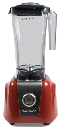 Wartmann Blender - 1250 W - Rood - 2 Liter -Keukengerei Winkel Red FRONT