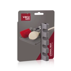 Vacu Vin Lepelhouder - Grijs -Keukengerei Winkel UtensilRest Grey Packshot VV9
