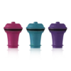 Vacu Vin Wijnstopper Vacuum Wine Stopper - Gekleurd - 3 Stuks